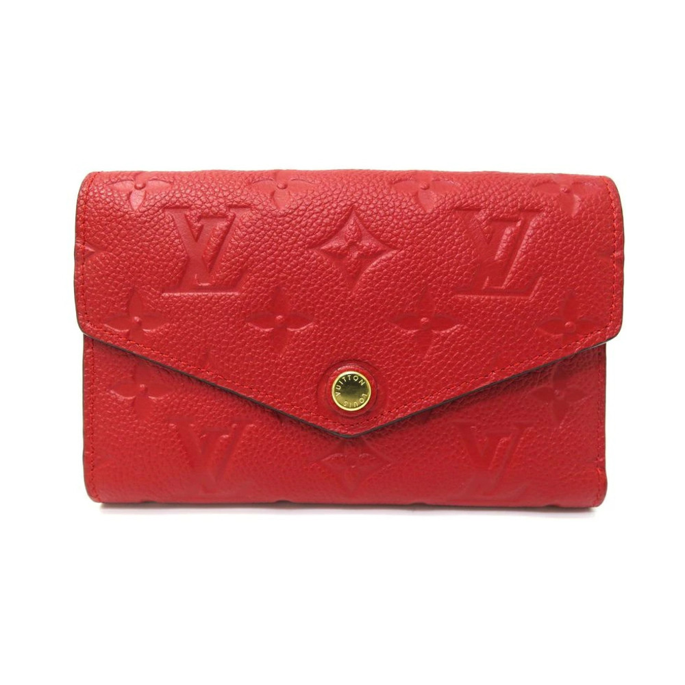 Louis Vuitton Monogram Empreinte Cerise Red Portefeuille Curieuse Compact